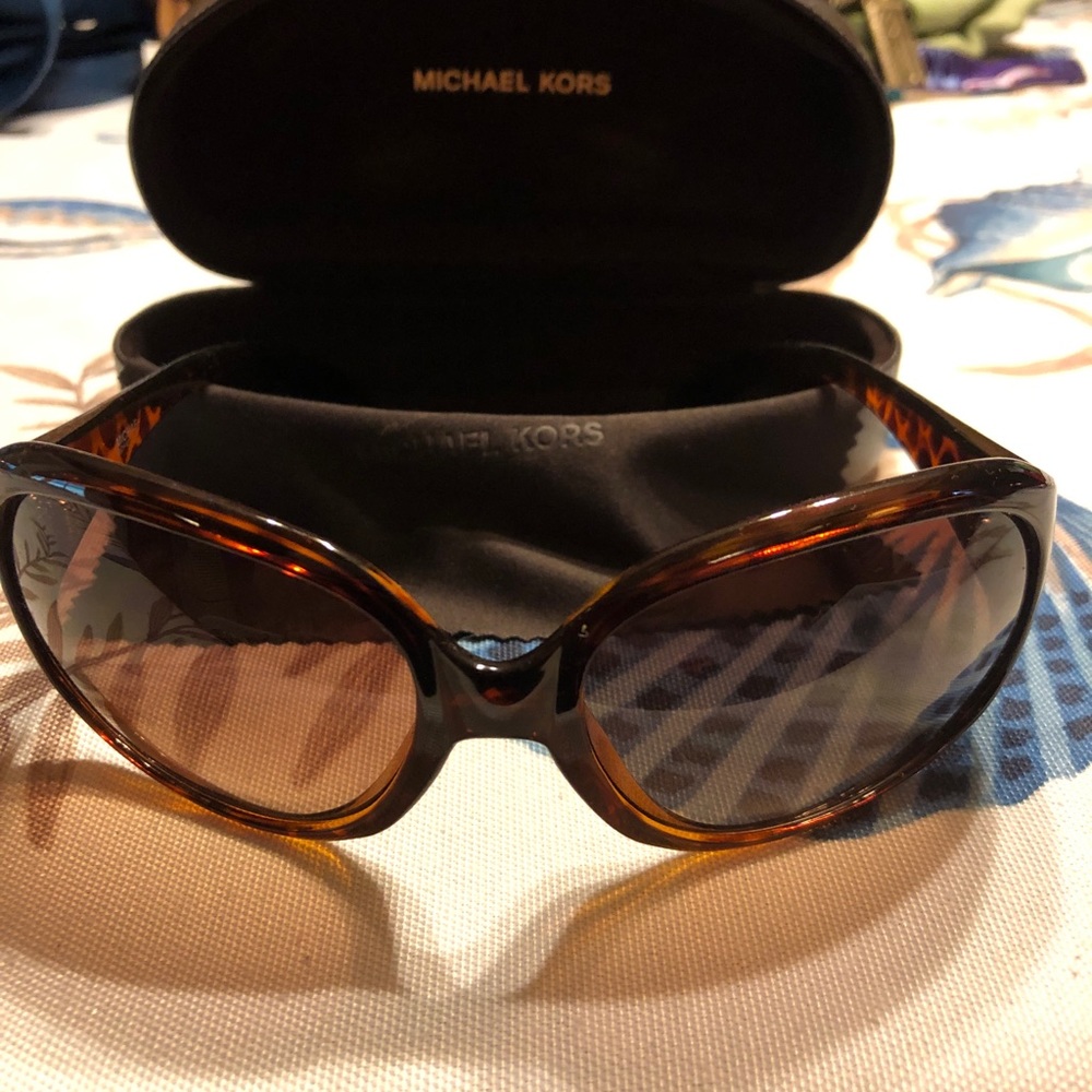 Michael Kors Rose Gold & Tortoiseshell Sunglasses
